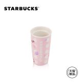 2021 Pink Sakura Cute Cat Cover 12oz Double Wall Mug