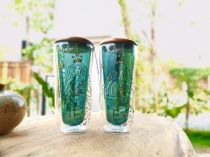 2021 50th Anniversary Green Siren Double Wall Glass Cup Tumbler