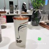 2021 Black And White Women Power 16oz Stainless Steel Cup Tumbler