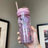 2021 China Sakura Rotate Ball Cute Bear 12oz Cold Cup Tumbler
