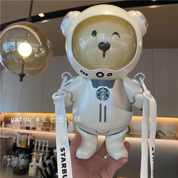 2021 China Astronaut Bear Barrel Display Toy with Gift Box