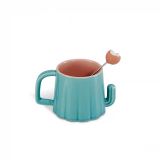 2021 Cactus Design 12oz Mug With Hedgehog Stir