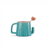 2021 Cactus Design 12oz Mug With Hedgehog Stir