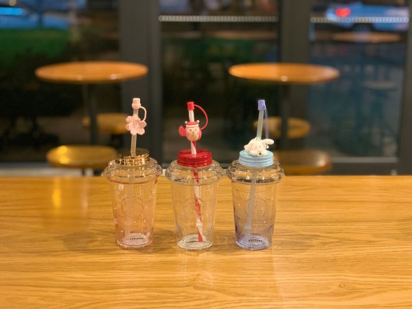 Cute Topper 16oz Glass Cup Tumbler