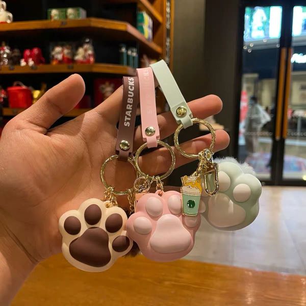 2021 Sakura Cat Paw Keychain