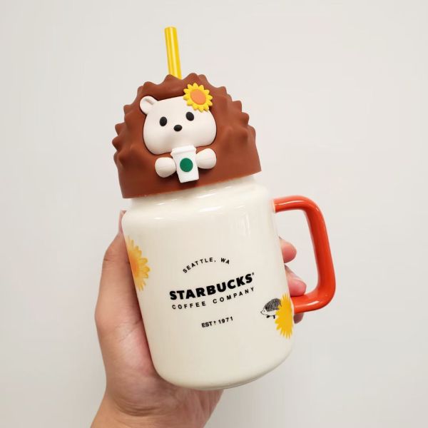 2021 Cute Hedgehog Cover 15oz Cup Tumbler