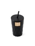 2021 Black Check Gold Logo 14oz Ceramics Cup Tumbler