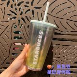 21 green yellow 16oz tumbler