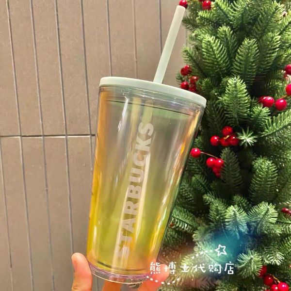 21 green yellow 16oz tumbler