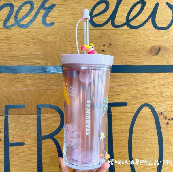 21 Pink Jungle Toucan Contigo 16oz Tumbler
