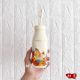21 mid autumn day rabbit dancing with maple leaves 16oz ceramics milk cup tumbler