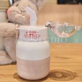 21 mid autumn day forest 13oz straw tumbler with rabbit bag sleeve