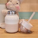 21 mid autumn day forest 13oz straw tumbler with rabbit bag sleeve
