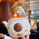 21 mid autumn day forest teapot and glass cup set