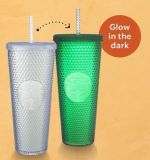 Starbucks 2021 Taiwan glow in the dark 24oz studded cup tumbler
