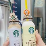 Starbucks 2021 Pumpkin and Angel And Christmas Bear Straw Topper