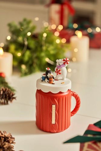 Starbucks 2021 China Christmas Happy Get Together 16oz Mason Mug