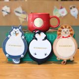 Starbucks 2021 China Christmas Siren Logo Red 12oz Mug with plush coaster
