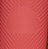 dark red brick red venti studded tumbler no sku#