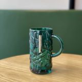 Starbucks 2021 China Christmas Green 16oz Beer Glass Cup