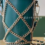 Starbucks 2021 China Christmas Green Stainless Steel 13oz Cup Tumbler with Chain Sleeve