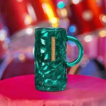 Starbucks 2021 China Christmas Green 16oz Beer Glass Cup
