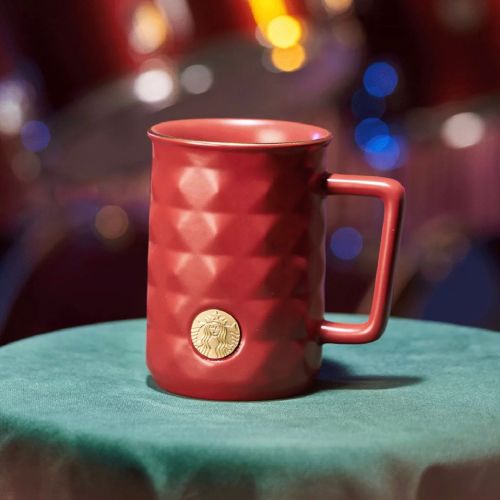 Starbucks 2021 China Christmas Classical Red Siren Logo 16oz Mug