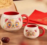 Starbucks 2022 China Tiger Head Design 14oz and 3oz Mug