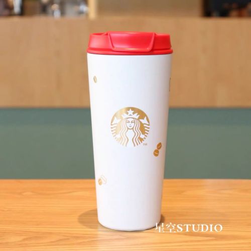 Starbucks 2022 China Year of the Tiger White Gold 18oz SS tumbler