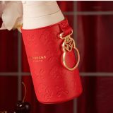 Starbucks 2022 China Year Of The Tiger 12oz Tumbler with paper-cut for window decoration sleeve