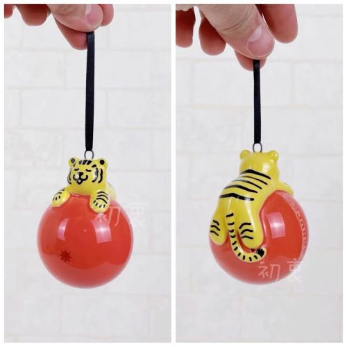 Starbucks 2022 China Tiger Ornament keychain