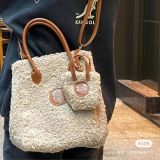 Starbucks 2022 China Avocado Green or brown lucky Warm bag handbag with small purse bag