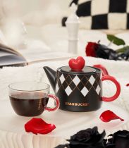 Starbucks 2022 China Valentine's Day Chessboard Teapot and Cup Set