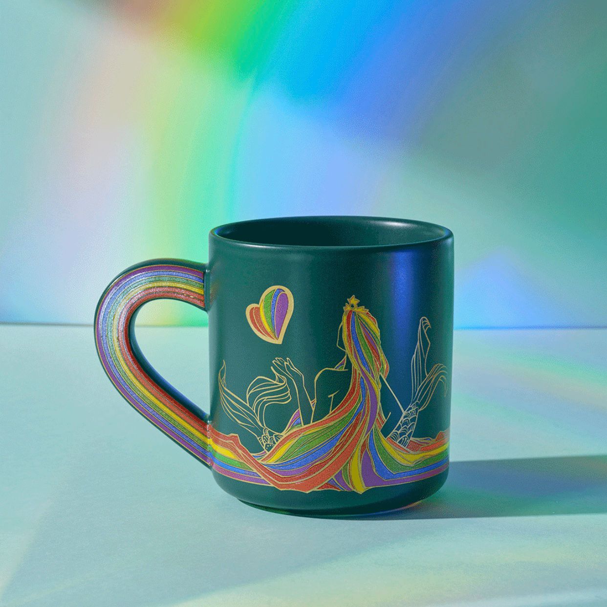 US 41.99 Starbucks 2022 China Valentine's Day Love Rainbow Siren