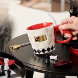 Starbucks 2022 China Valentine's Day Chessboard 13oz Mug with Stick