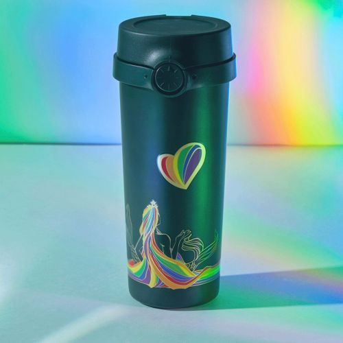 Starbucks 2022 China Valentine's Day Love Rainbow Siren Mermaid 16oz SS tumbler