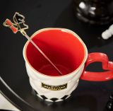 Starbucks 2022 China Valentine's Day Chessboard 13oz Mug with Stick