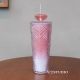 Starbucks 2022 China Valentine's Day Shinning Crown Pink Glitter Jewel 24oz Cup Tumbler