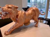 Starbucks 2022 China Year of the Tiger Reserve Gold Tiger Piggy Bank with Gift Box