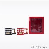 Starbucks 2022 China Valentine's Day King and Queen Chessboard 12oz Mug with gift box