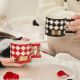 Starbucks 2022 China Valentine's Day King and Queen Chessboard 12oz Mug with gift box