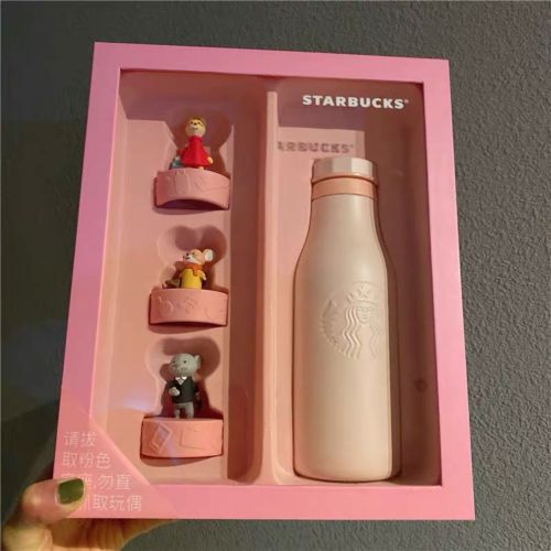 Starbucks 2020 China Rat Year Three Toppers 16oz Tumbler with Gift Box