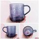 Starbucks 2021 Taiwan Purple Sakura Flying 14oz Glass Cup