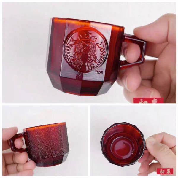 Starbucks 2021 Taiwan Wine Red 3oz Glass Cup