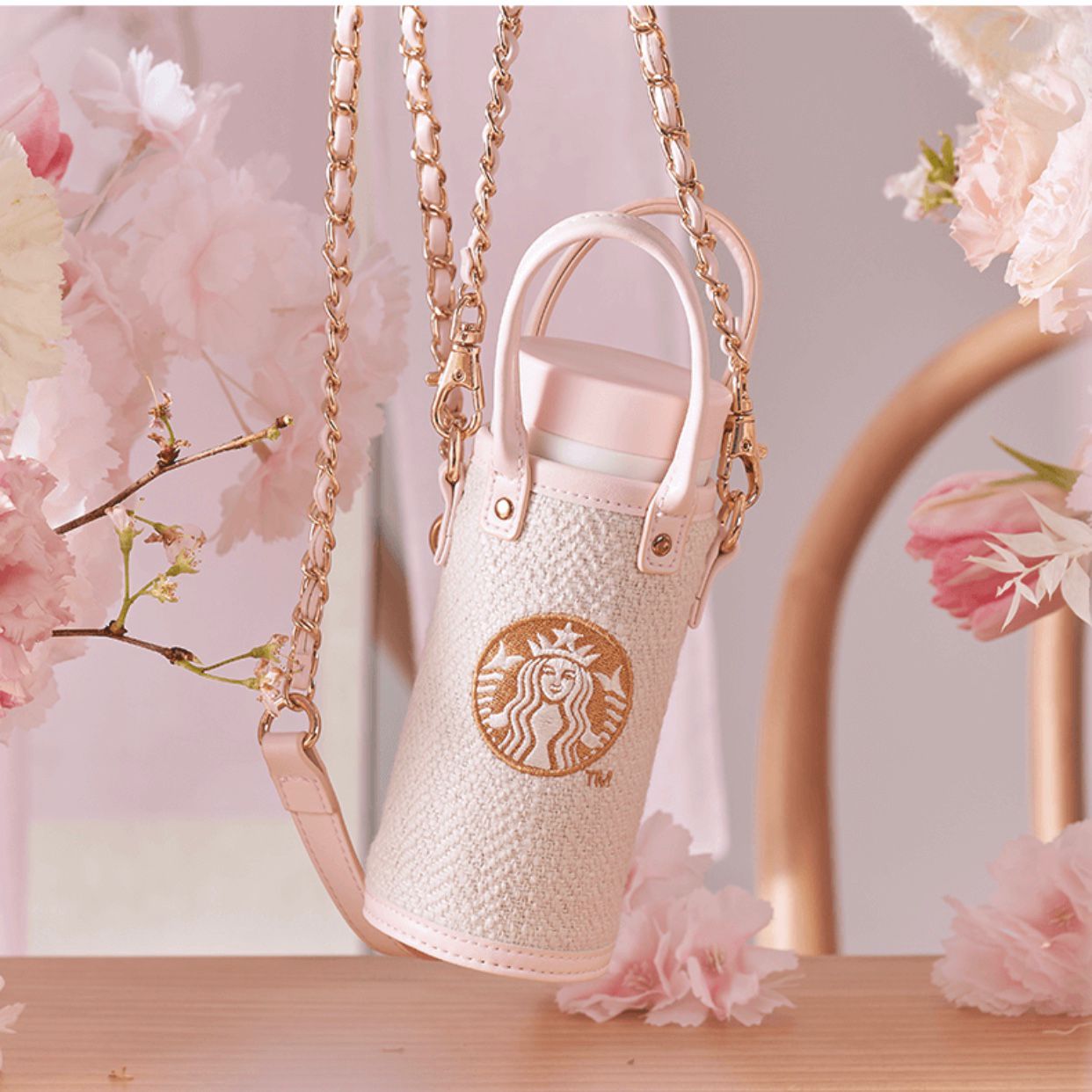 Starbucks × Thermos China 2022 Sakura Season 355ml pink sakura with bl –  moya529store