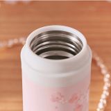 Starbucks 2022 China Sakura Thermos Pink 7oz Cup Tumbler with Sleeve