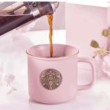 Starbucks 2022 China Pink Sakura Siren Logo 12oz Mug with Gift box