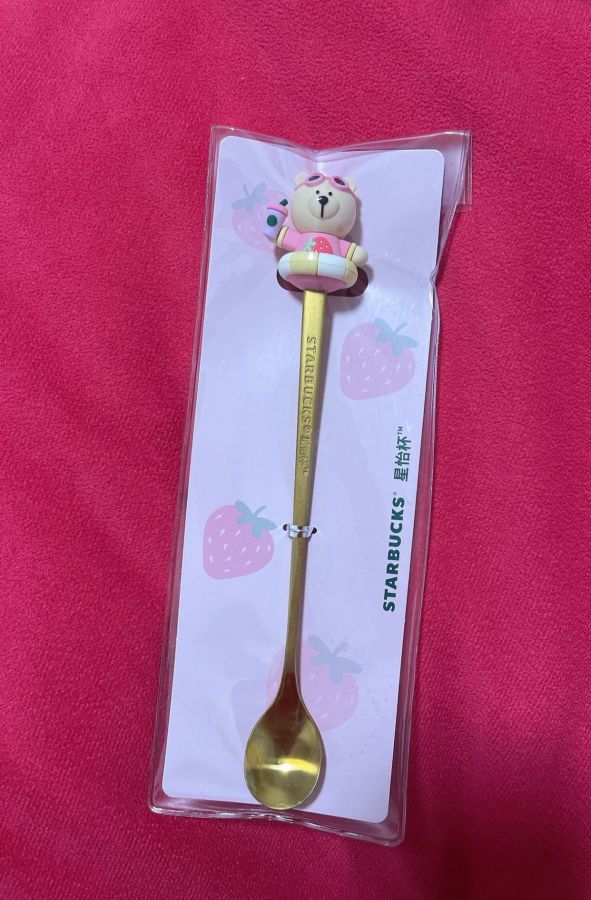 Starbucks 2022 China Cute Bear Strawberry Spoon