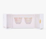 Starbucks 2022 China Sakura Blossom 6oz Glass Cup Set with gift box