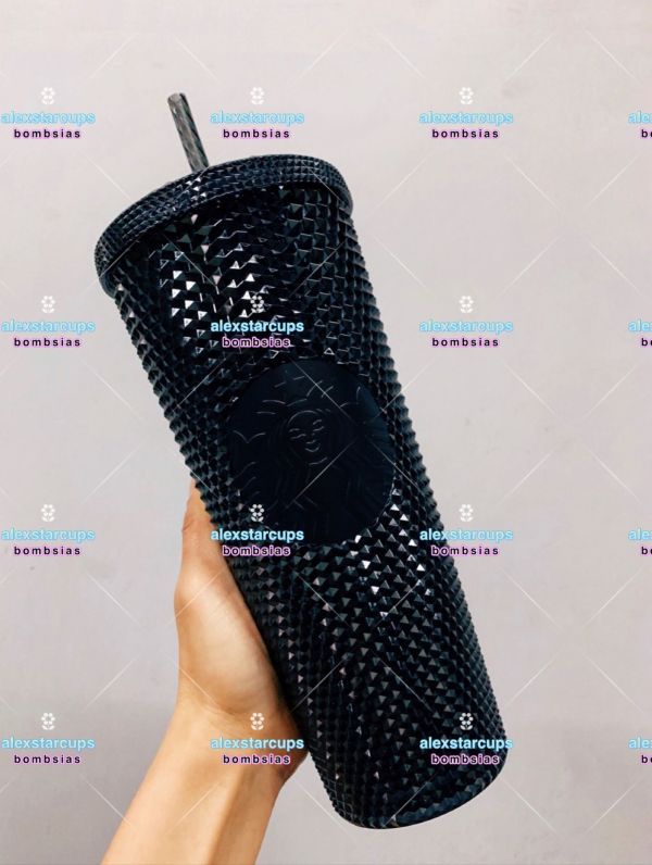 Starbucks 2022 Taiwan Bling Black 24oz Studded Cup Tumbler ship after 16th Mar